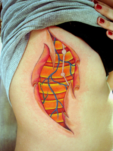 Tattoos - Julio Rodriguez - glowing skin rip